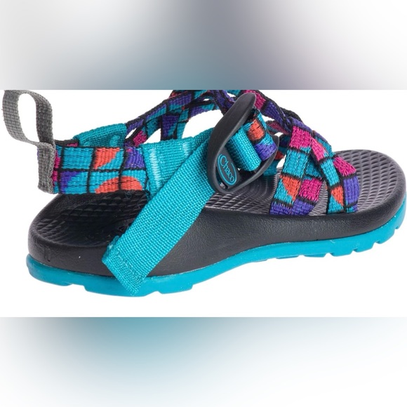 Chaco Unisex Kids ZX1 Ecotread J180264 Sport Sandals Break Teal Blue You… - Picture 13 of 14